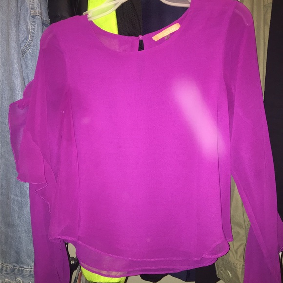 Purple blouse