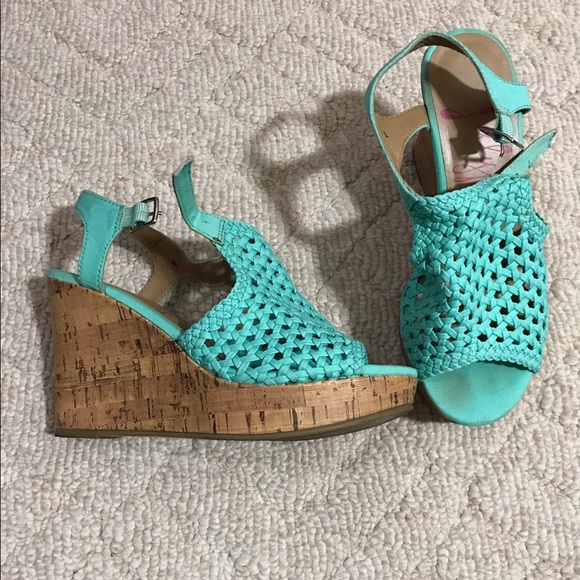 Jellypop wedges, size 8, color is called "Rita" - Picture 2 of 3