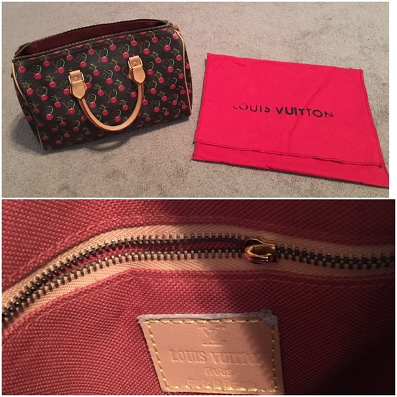 Cherry speedy bag