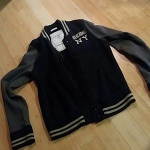 A&F letterman jacket
