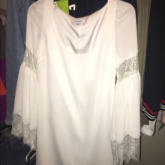 Bebe white dress