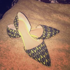 J.crew pointed toe flats
