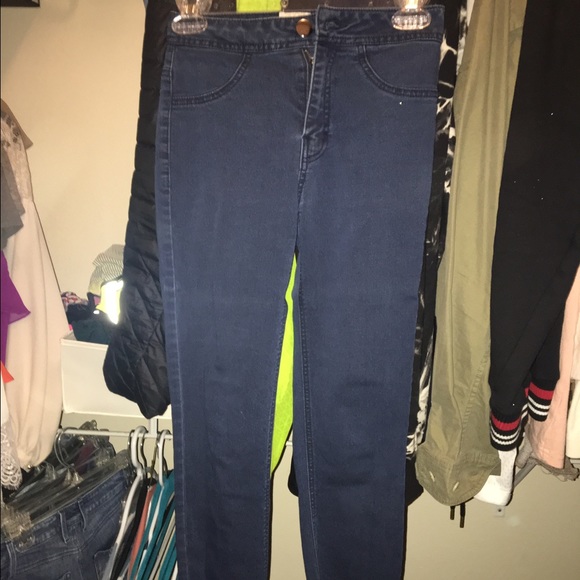 Skinny jean cut offs