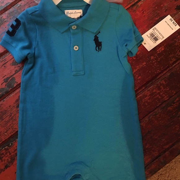 NWT Ralph Lauren boys shortall sz 6mths