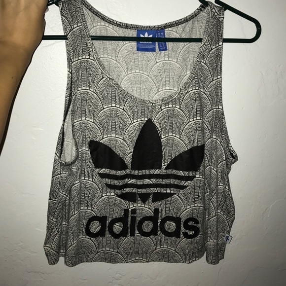 Black and white adidas shirt