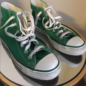 Green High Top Converse