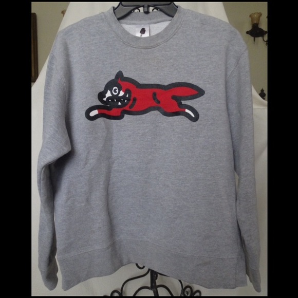 Gray Ice Cream Brand Crewneck Sweater
