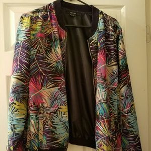 Multi Colored Bomber Jacket