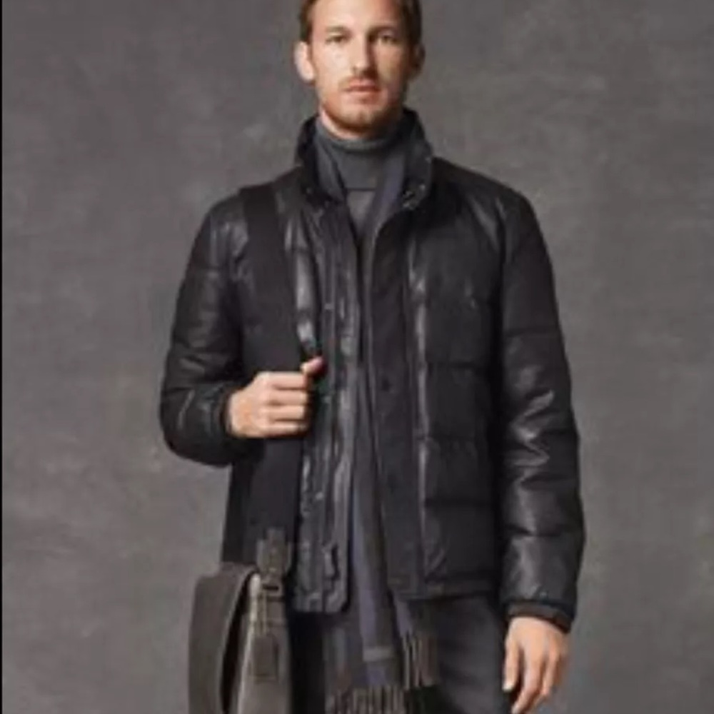 🚫SOLD🚫 Coach Clarkson Leather Down Jacket - Picture 8 of 8
