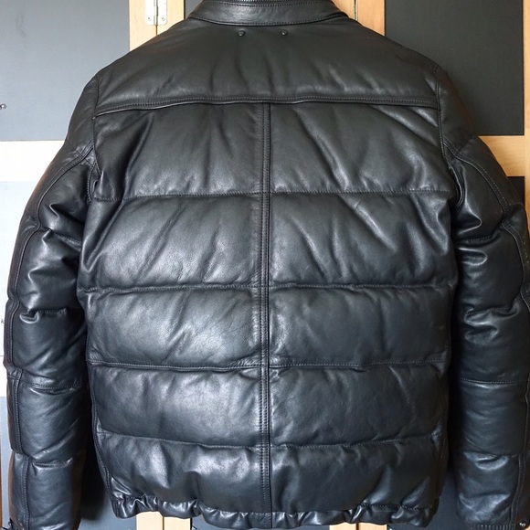 🚫SOLD🚫 Coach Clarkson Leather Down Jacket - Picture 4 of 8