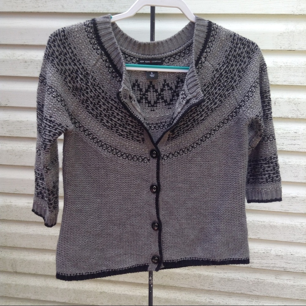 *3/$15* 3/4 sleeve sweater cardigan