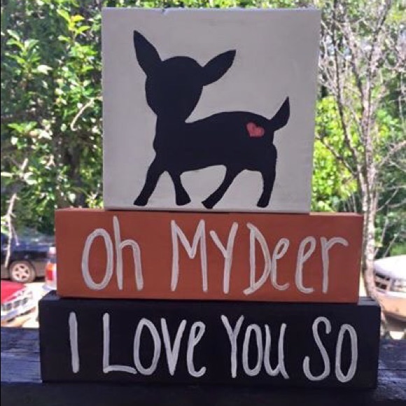 Oh my deer sign set