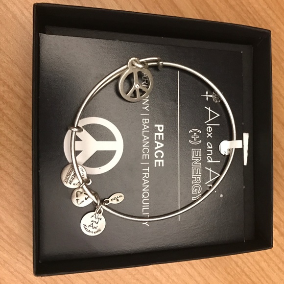 Alex and Ani Peace Bracelet