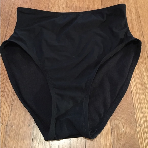 High waisted swim bottoms