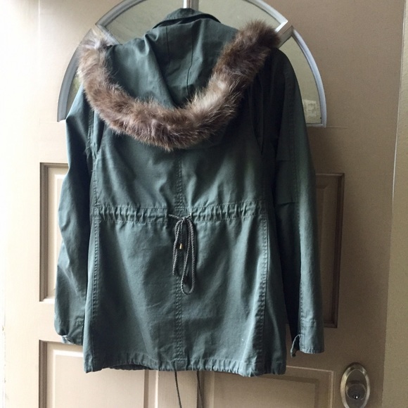 Patterson J. Kincaid army green coat - Picture 3 of 4