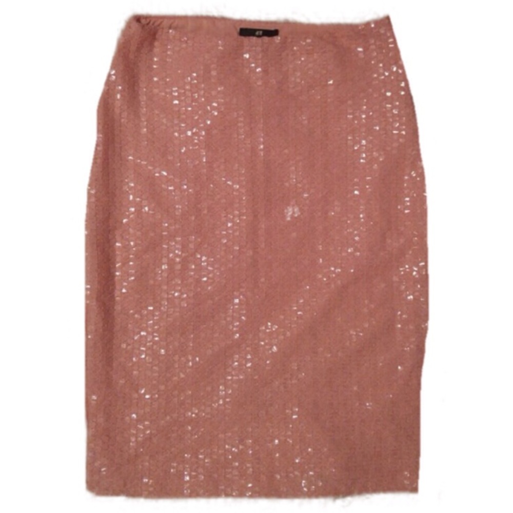 H&M Sequin Pencil Skirt