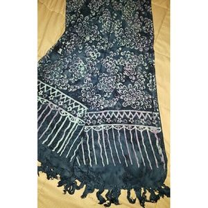 *SOLD* NWT navy white sarong wrap skirt