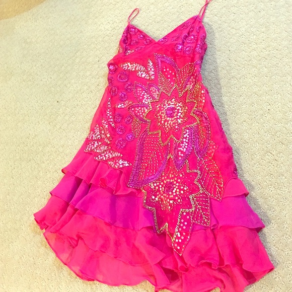 Gorgeous pink and purple needed dress!