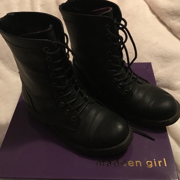 Madden Girl Mavin combat boots