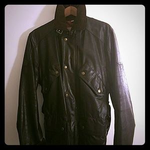 Burberry Brit Waxed Cotton Jacket US M Medium (40)