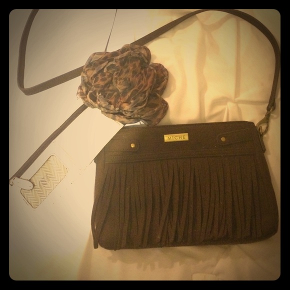 NWOT Designer Miche Brown Ladies Crossbody Purse