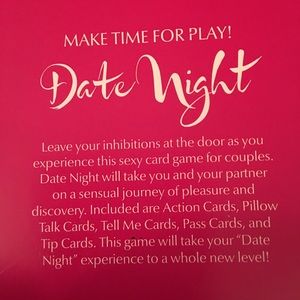 Pure Romance Accessories Vday Special Date Night Card Game