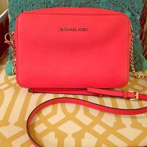 Michael Kors Jetset Saffiano Leather Crossbody