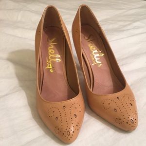 Tan Leather Pumps from Anthropologie