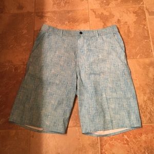 Blue swim shorts
