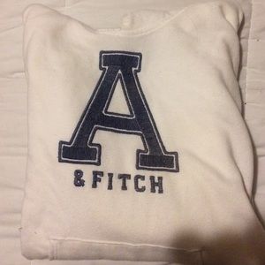 Abercrombie white hoodie