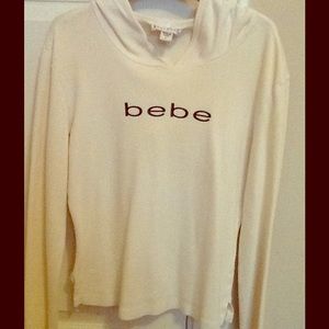 White shirt with hoodie