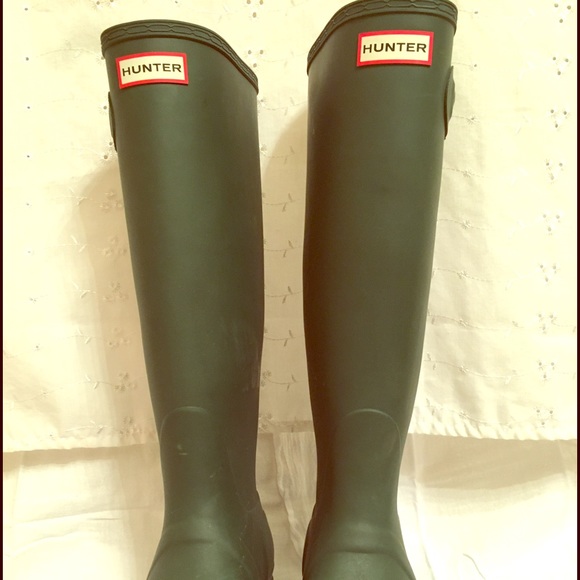 Womens Hunter Knee boots -size US 8