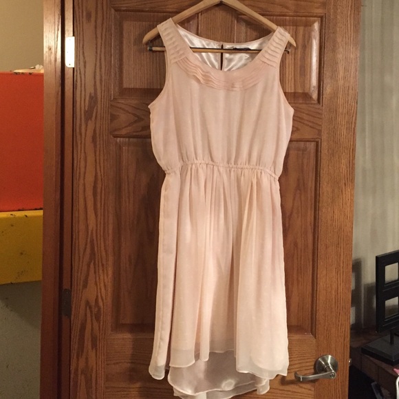 Gabby Skye by Asos - blush high low dress sz8