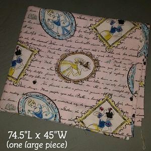 One large single piece of Disney Princess fabric