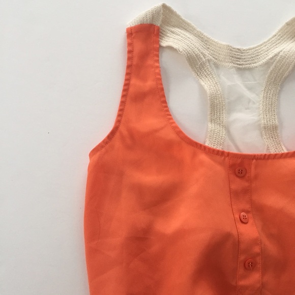 Bar III Tops - BOGO SALE! 💕 Bar III Orange Tank Top