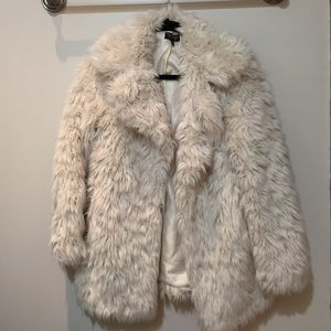 Faux fur coat
