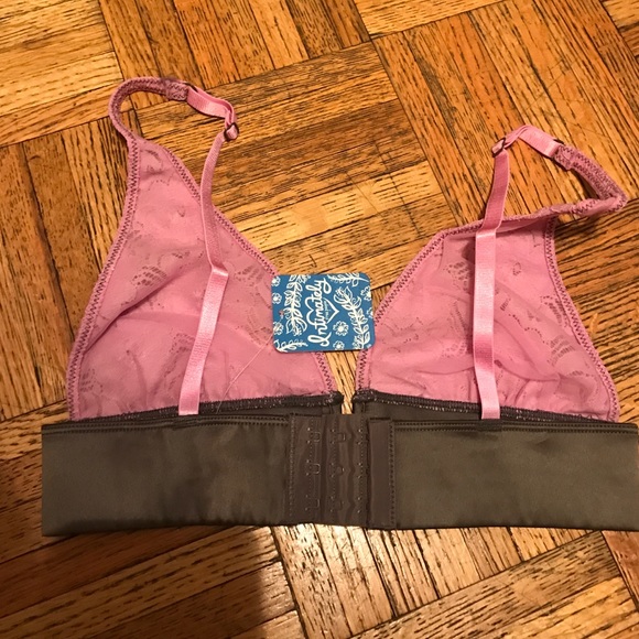 Free People V-Wire Soft Bralette (Cotton Candy) - Picture 2 of 2