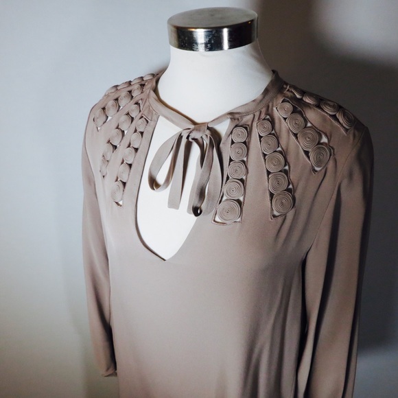 DVF Arria Silk Cutout Dress - Picture 1 of 4