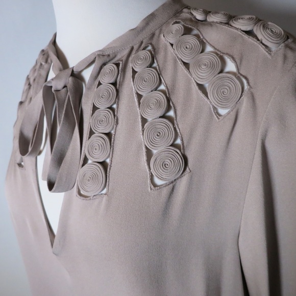 DVF Arria Silk Cutout Dress - Picture 3 of 4