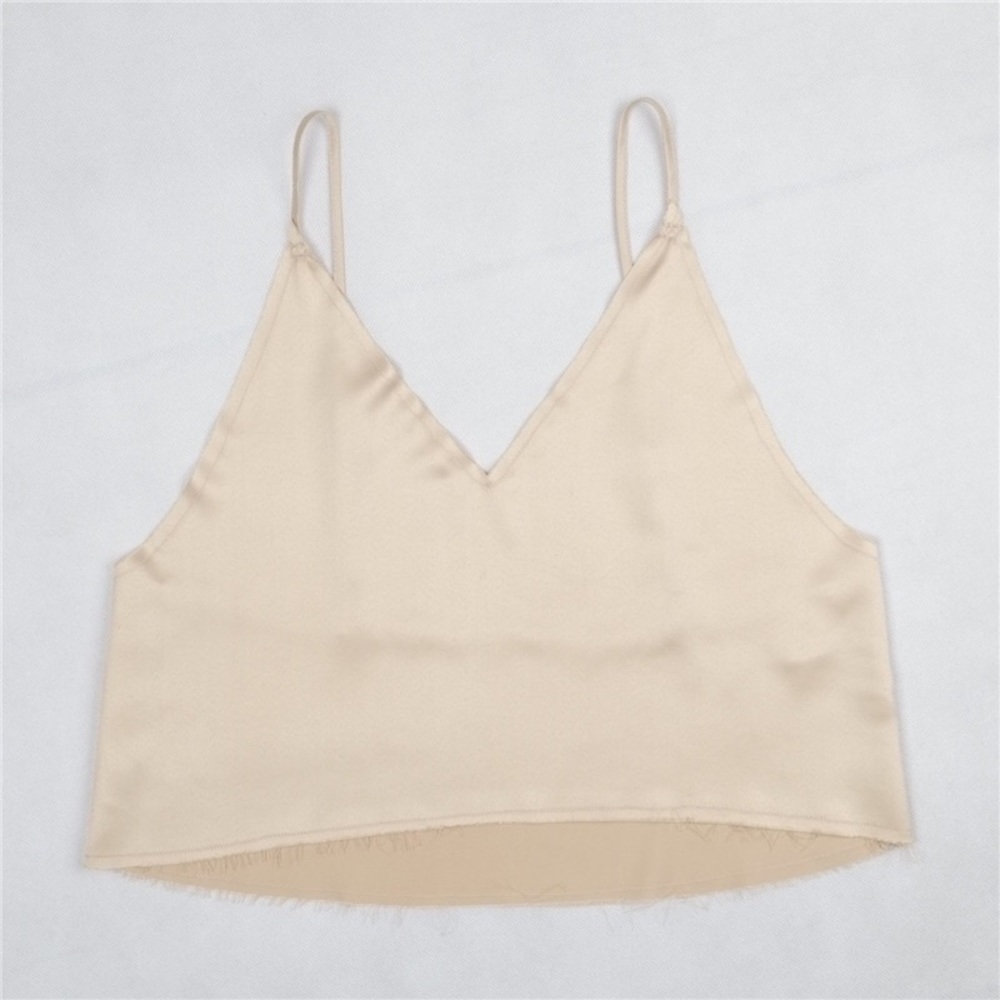 nude silky cami top - Picture 2 of 6