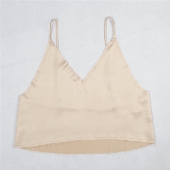 nude silky cami top - Picture 2 of 6