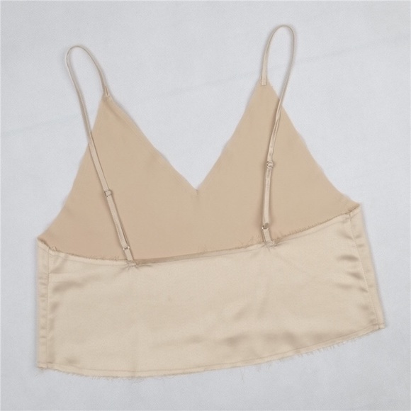 nude silky cami top - Picture 3 of 6