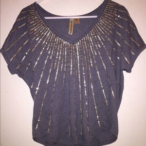 Women's sequin shirt