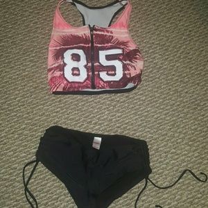 Two piece bathing suit