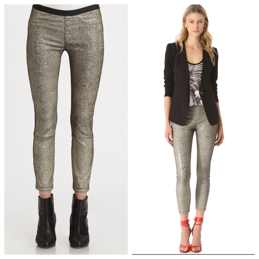 Helmut Lang Leather Leggings