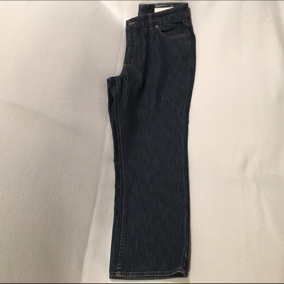 🐝 Lands' End Jean Crops Capris Size 6 - Picture 3 of 4