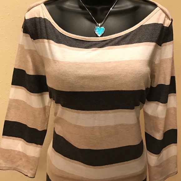 Casual 3/4 sleeve length tee