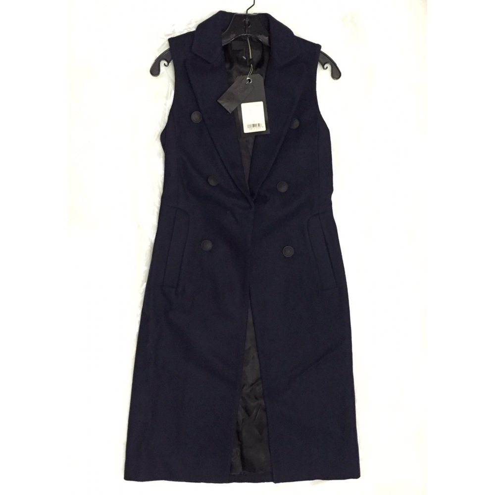 rag & bone Faye Double Breasted Wool Blend Vest - Picture 6 of 8