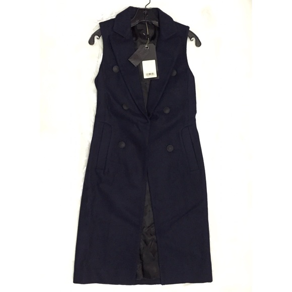 rag & bone Faye Double Breasted Wool Blend Vest - Picture 6 of 8