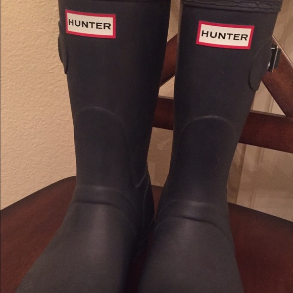 Hunter rain boots like new